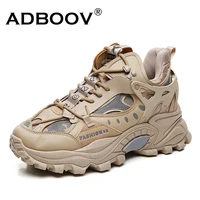 adboov high fashion chunky sneakers men zapatos hombre thick sole casual shoes