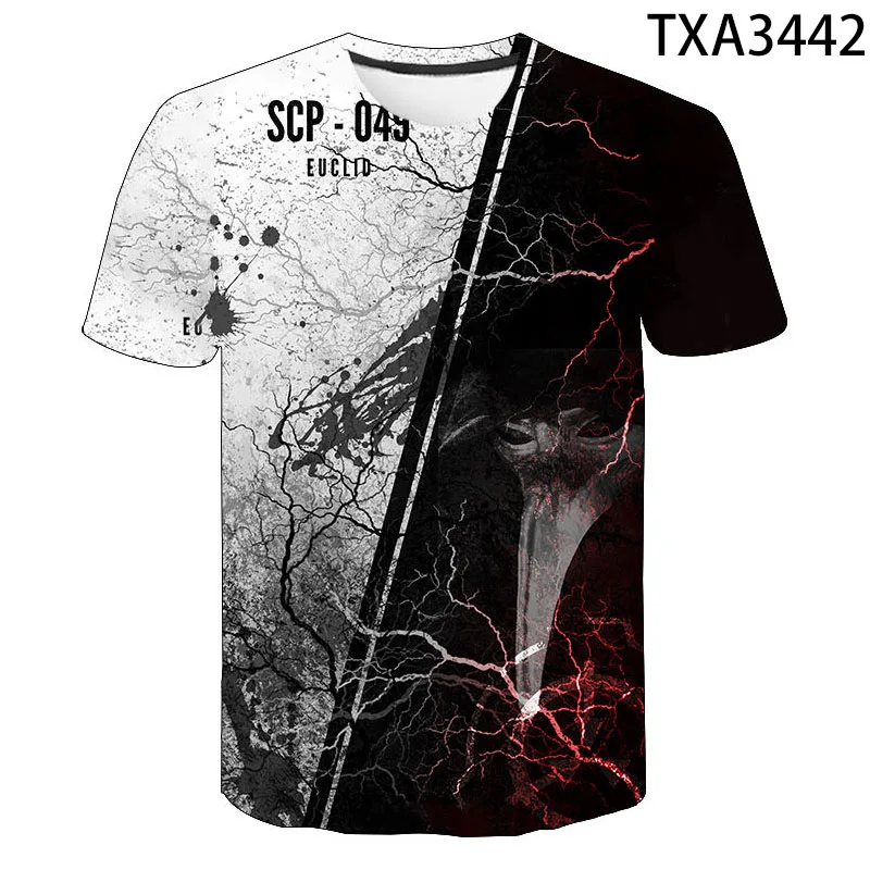 

2020 New Summer Scp 3D Printed T shirts Casual Boy Girl Kids Fashion Streetwear Men Women Children T-shirt Cool Tops Tee