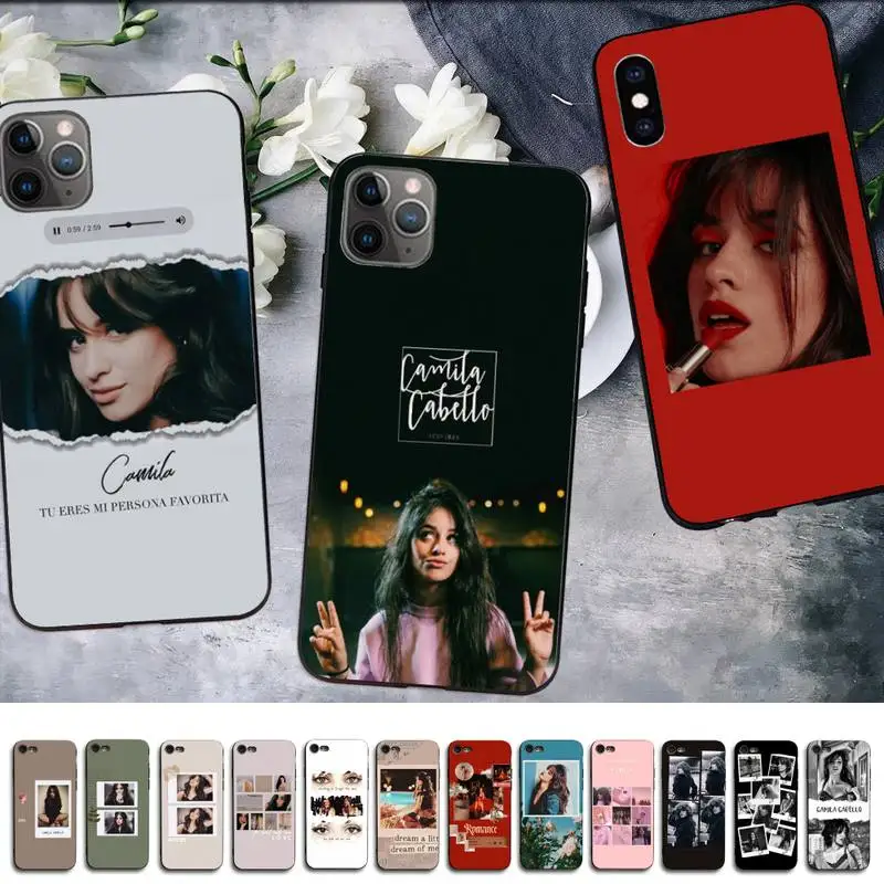 

MaiYaCa Camila Cabello Phone Case for iPhone 11 12 13 mini pro XS MAX 8 7 6 6S Plus X 5S SE 2020 XR case