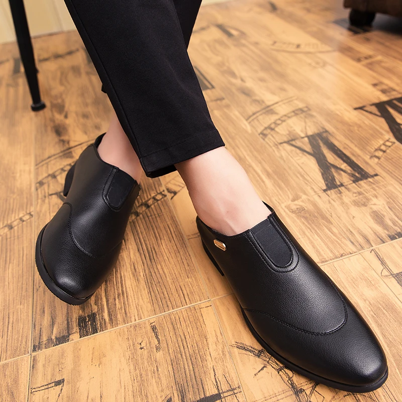 Мужские туфли для торжественного случая с острым носком Туфли под платье Обувь