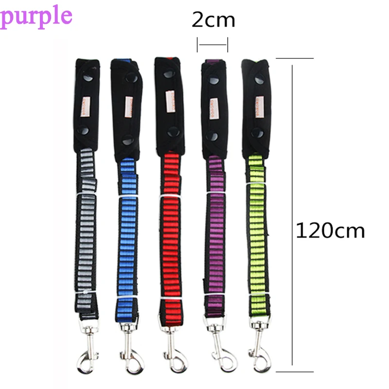 leash purple Поводок для собак, Спортивная веревка для домашних животных, поводок для собак на открытом воздухе, нагрудный жилет, светоотражающая структура стабильности, мягкий нагрудный жилет - Цвет: leash purple