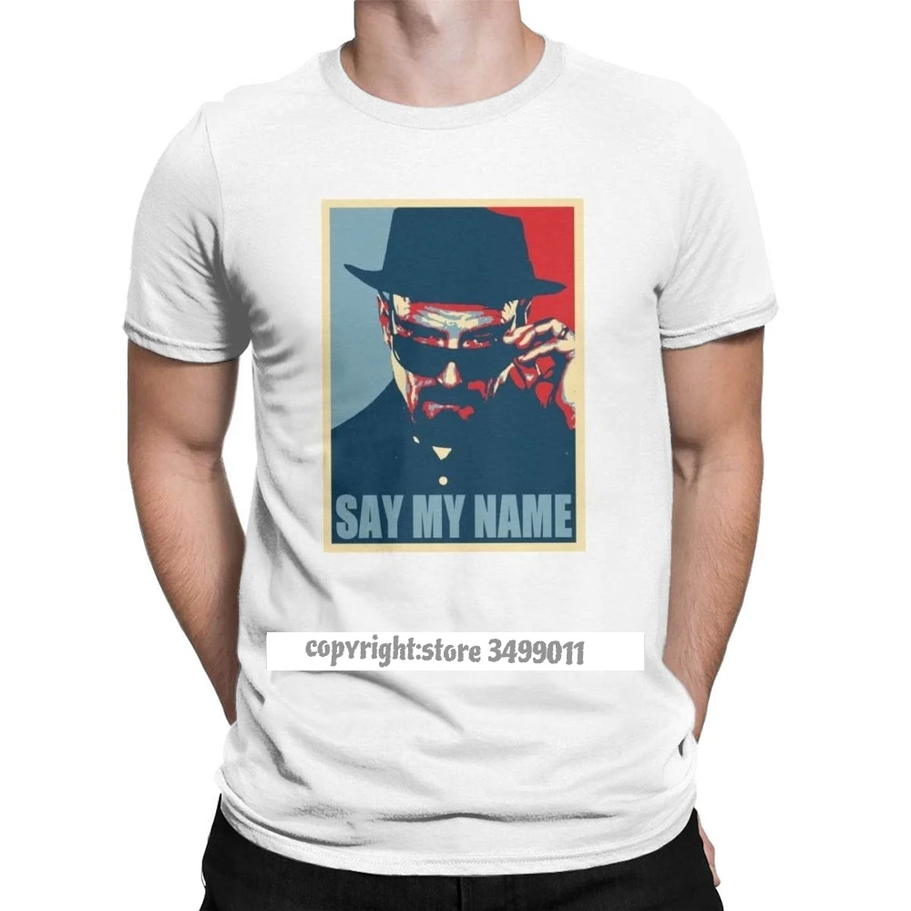 Men's Tops T Shirt Heisenberg Walter White Jesse Pinkman Funny Premium Cotton Tee Shirt Camisas Breaking Bad T Shirt New