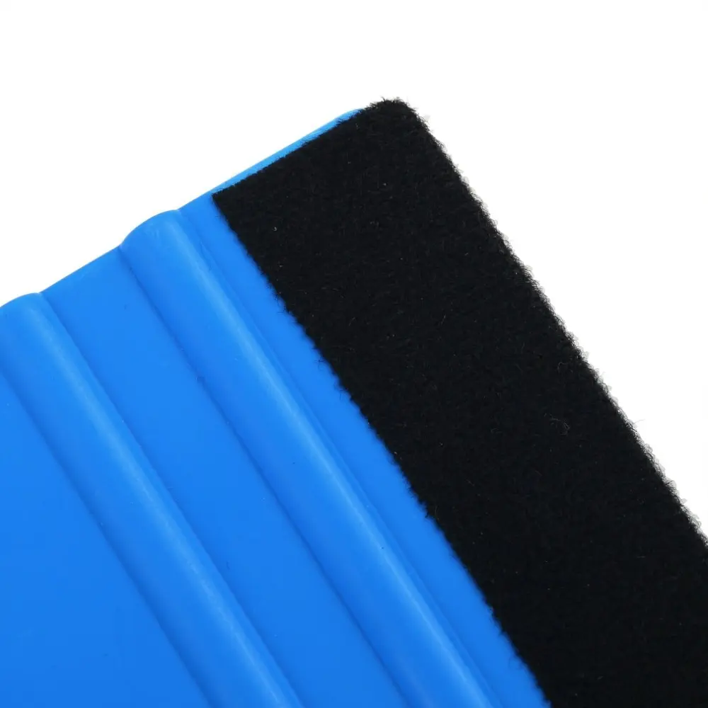 

New Car vinyl film wrapping tools squeegee with felt soft wall paper scraper mobile screen protector install squeegee tool