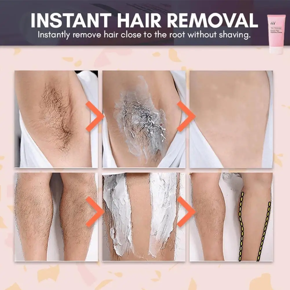 

Sensitive professional green tea body hair removal cream for hand leg armpit hair loss cream removal for man and womentslm1