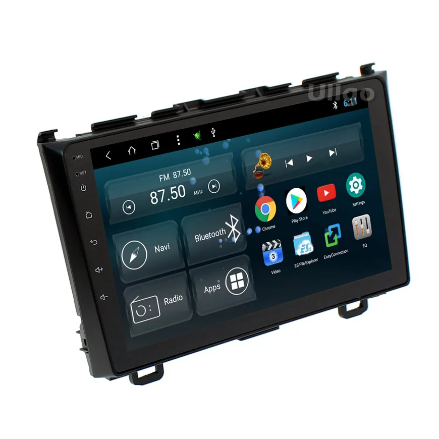 Автомобильное стерео устройство 9 дюймов Восьмиядерный Android dvd gps для Honda CRV 2007-2011 с