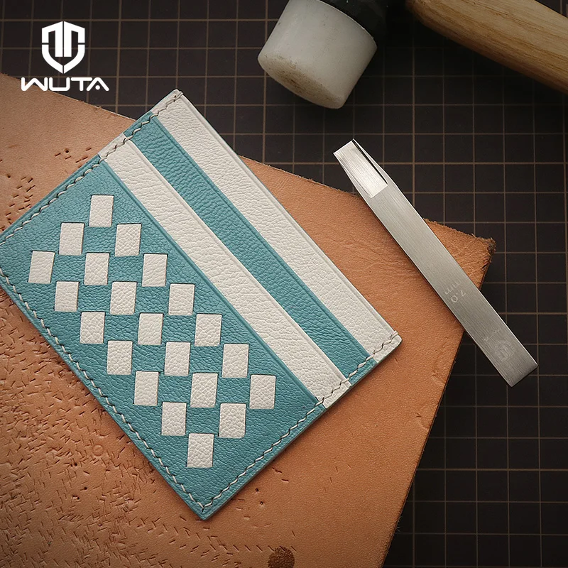 WUTA оригинальные плетеные кожаные инструменты для рукоделия и плетения, инструмент для перфорации, BV пояс, инструмент с узором, кожаный резак для ручной работы