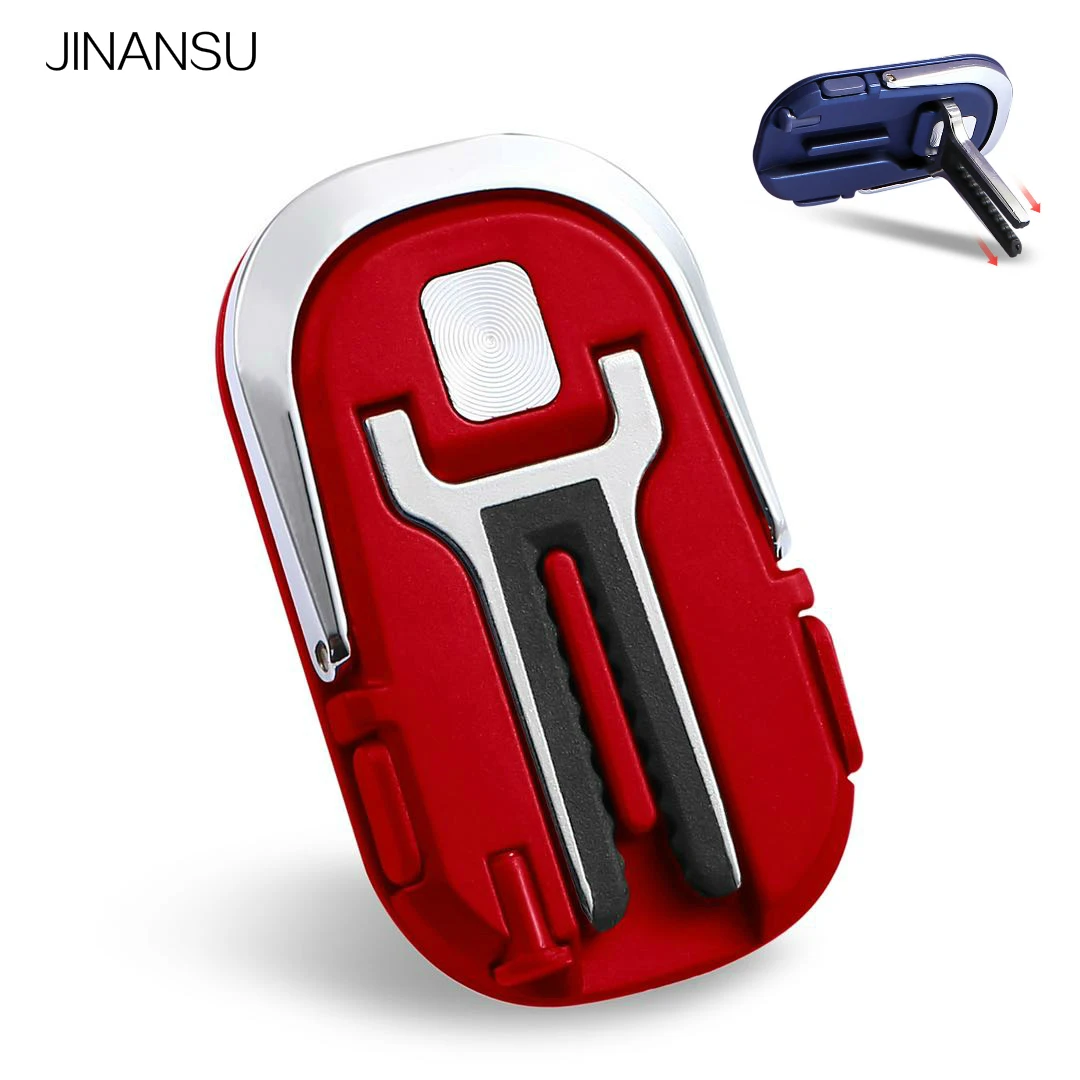 

Mobile phone holder back-mounted car phone holder with dust plug 360 dgree rotate foldable with finger ring