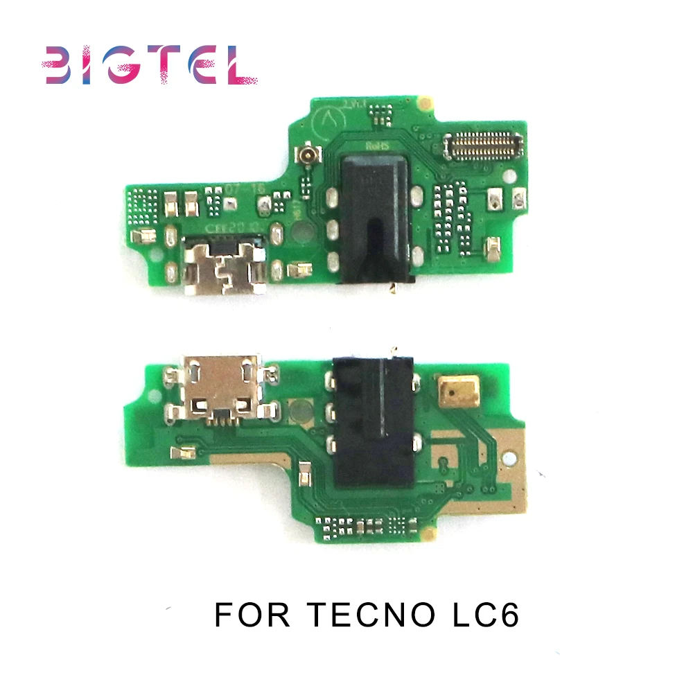 

5 Pcs/Lot 100% Test For Tecno LC6 USB Charging Port Connector Board Parts Flex Cable Microphone Mic