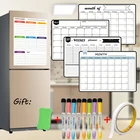 Магнитный месячный планировщик Размера A3, настенный Еженедельный планировщик, доска для сухого стирания, календарь, доска для дома, школы, доска для сообщений