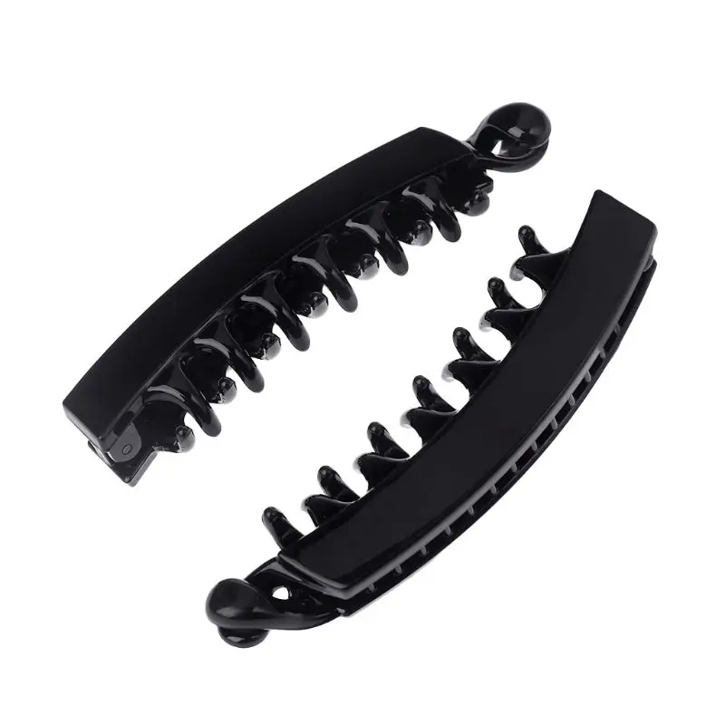 

2 Pieces Banana Hair Clips For Women Lady Plastic Tines Crab For Hair Twist Hair Pin