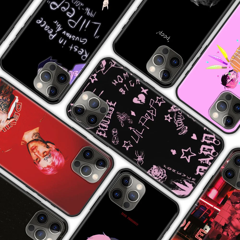 

Lil Peep Phone Case for iphone 13 11 7 XR 12 Pro Max X 6S 12 Mini XS 5 6 7 8 Plus 5S SE Soft Silicone Cover Bumper