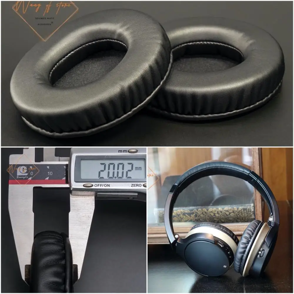 

Soft Leather Ear Pads Foam Cushion EarMuff For Audio-Technica ATH-AR3BT Headphone Perfect Quality, Not Cheap Version