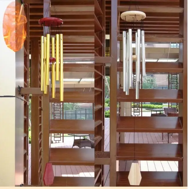 

50pcs Amazing Grace Deep Resonant Antique Metal Wooden 6 Tube Windchime Chapel Bells Wind Chimes Home Ornament Handicraft Gifts#