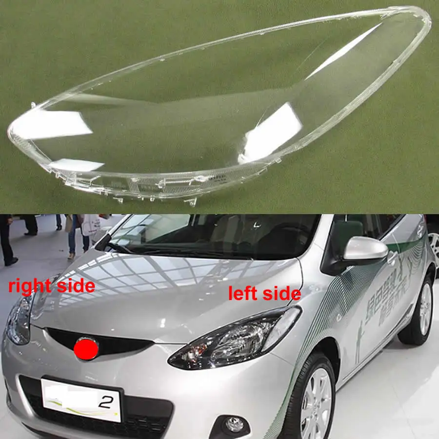 Чехол для фар прозрачный чехол стеклянный налобный фонарь Mazda 2 M2 2008 2009 2010 2011 2012|cover