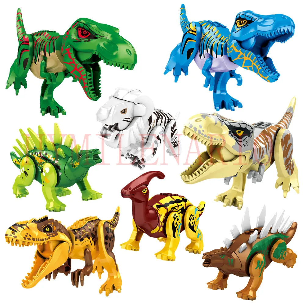 8 шт. Детский конструктор Парк Юрского периода|Блочные конструкторы| |