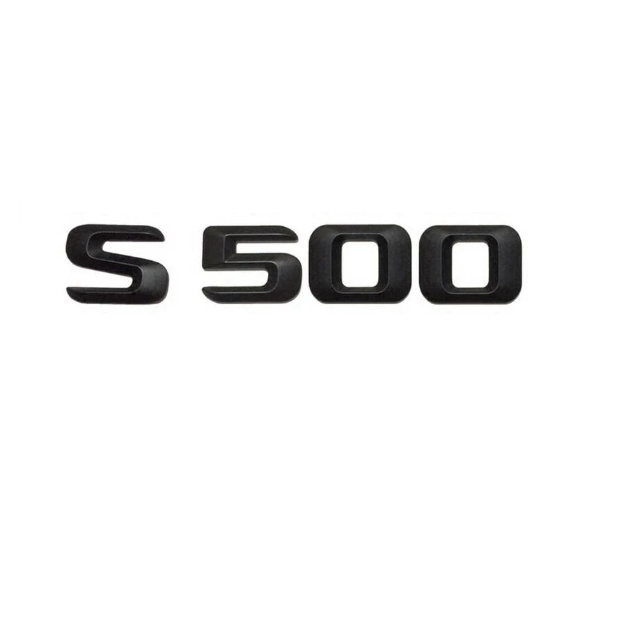 Значок с цифрами и надписями на багажник значки эмблемами для Mercedes S500 наклейка