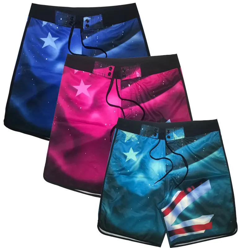 

2022 new men's surfer beach pants swimsuit shorts swimming shorts board pants stretch five pants running fitness sports pants