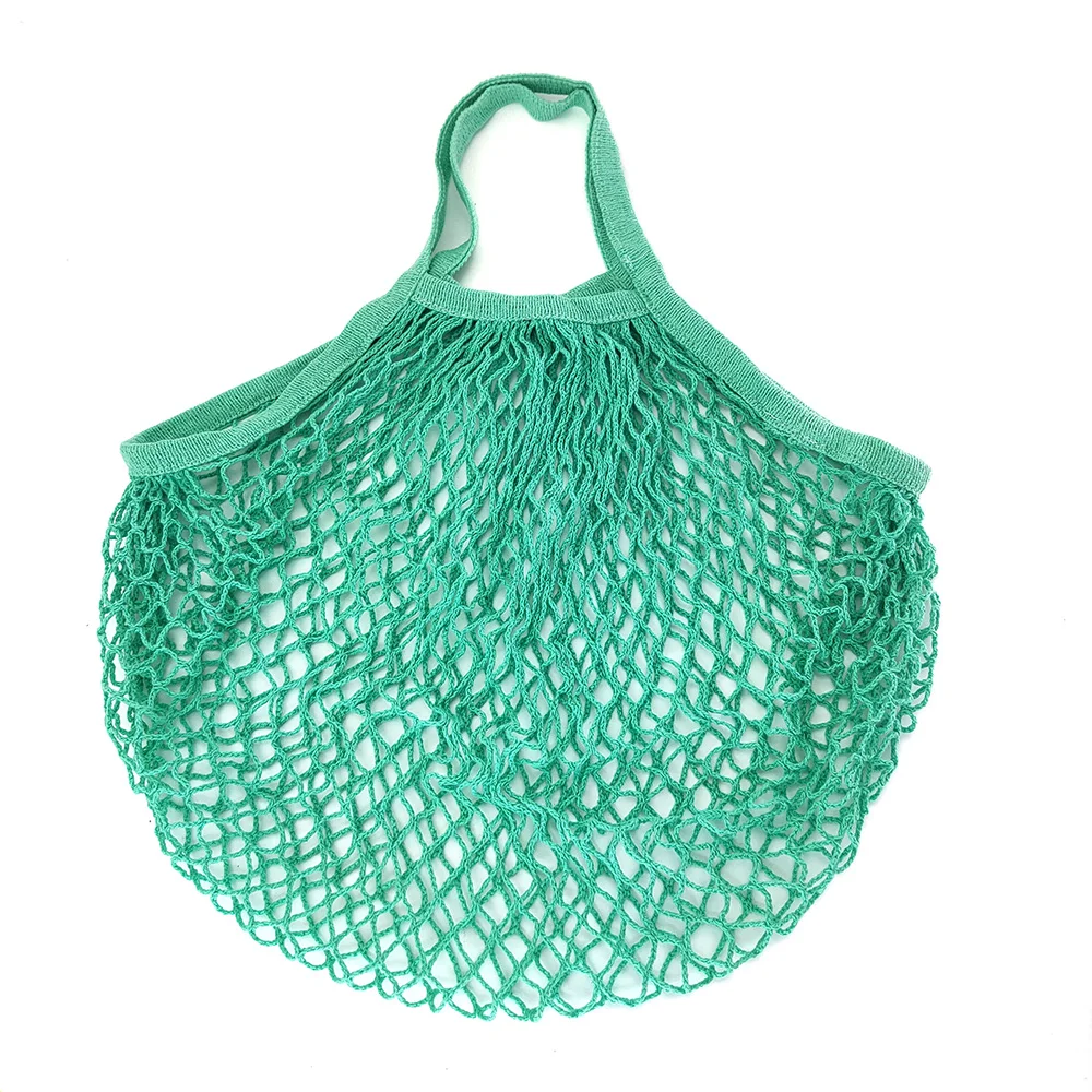 

Reusable Shopping Mesh Bag Cotton Sling Bag Portable String Net Bags Grocery Shopper Tote Handbag Cotton Frabic Bag for Storage