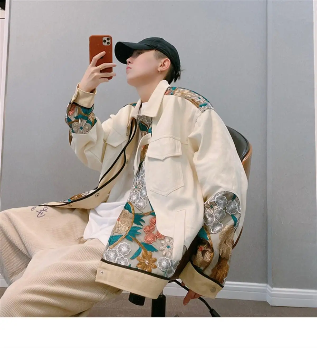 Куртка бейсбольная с вышивкой для мужчин и женщин куртка-бомбер в стиле