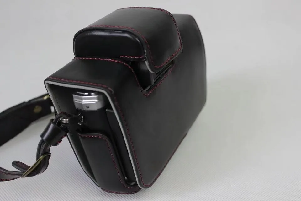 Новые роскошные из искусственной кожи Камера чехол сумка для цифровой камеры