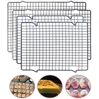25 5x27 5cm metal baking cooling rack net nonstick square wire sheet cookie pan biscuits bread drying stand kitchen accessories