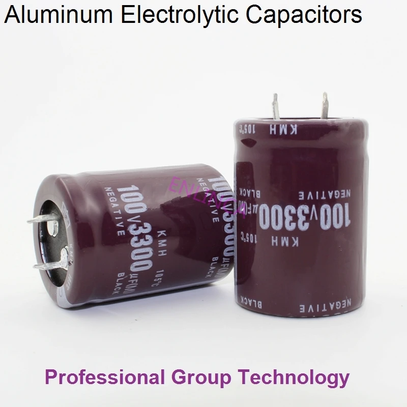 6 sztuk EB222 dobrej jakości 100v3300uf Radial DIP aluminiowe kondensatory elektrolityczne 100v 3300uf tolerancja 20% rozmiar 30x40MM 20%