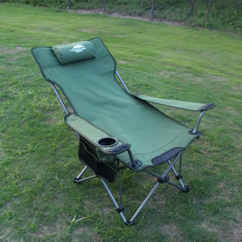 구매 야외 접이식 의자, 이중 목적 안락 의자, 휴대용 등받이 침대, 해변 캠핑 의자, 낚시 의자, 병원 의자