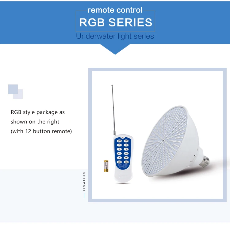 120V 35W бассейн светильник RGB Светодиодный лампа подводного Цвет изменение светильник s