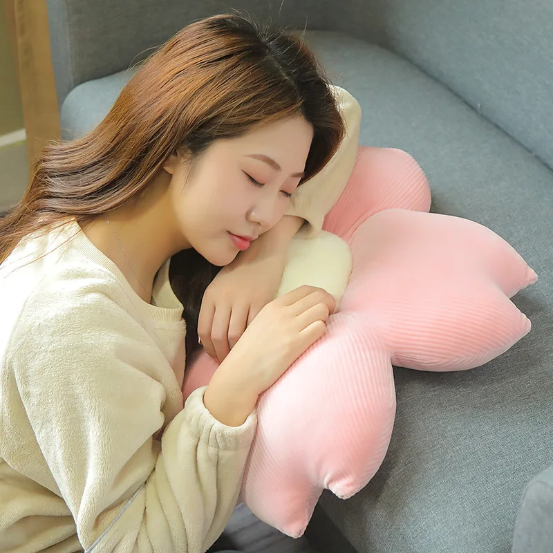 

1pc 40/50/68CM Adorable Plants Pillows Stuffed Soft Sunflower Sakura Daisy Flowers Seat Cushion Props For Sofa Chair Floor Decor