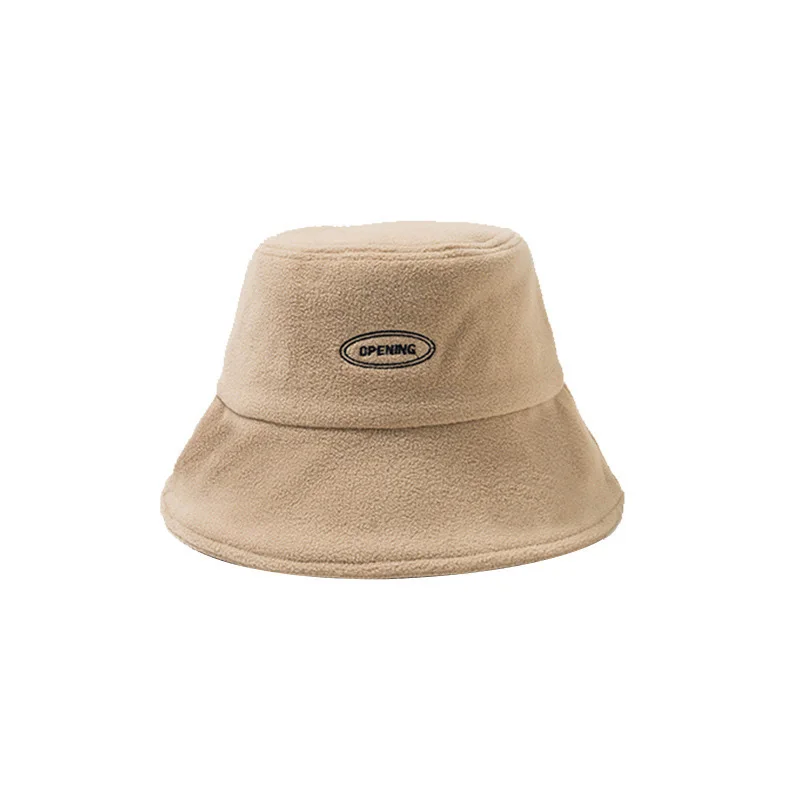 Женская корейская версия утолщенной рыбацкой шляпы однотонная ведро шапка осень и зима ретро теплая повседневная многофункциональная прекрасная шляпа.