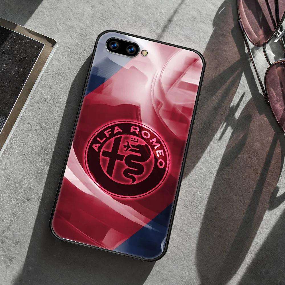 

Alfa Romeo car logo Phone Case Cover Hull For HUAWEI honor 7a 8 8s 8a 8x 9 9x 10 20 i Lite Pro black Bumper Pretty Coque Tpu