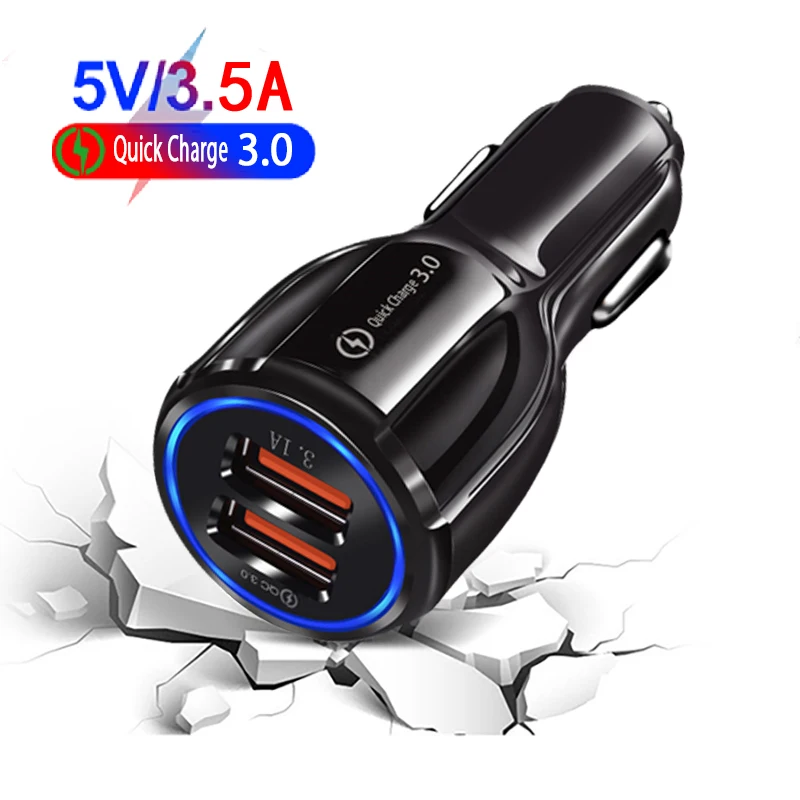Автомобильное зарядное устройство для Мобильный телефон Quick Charge 3 0 USB iPhone 11 Pro max
