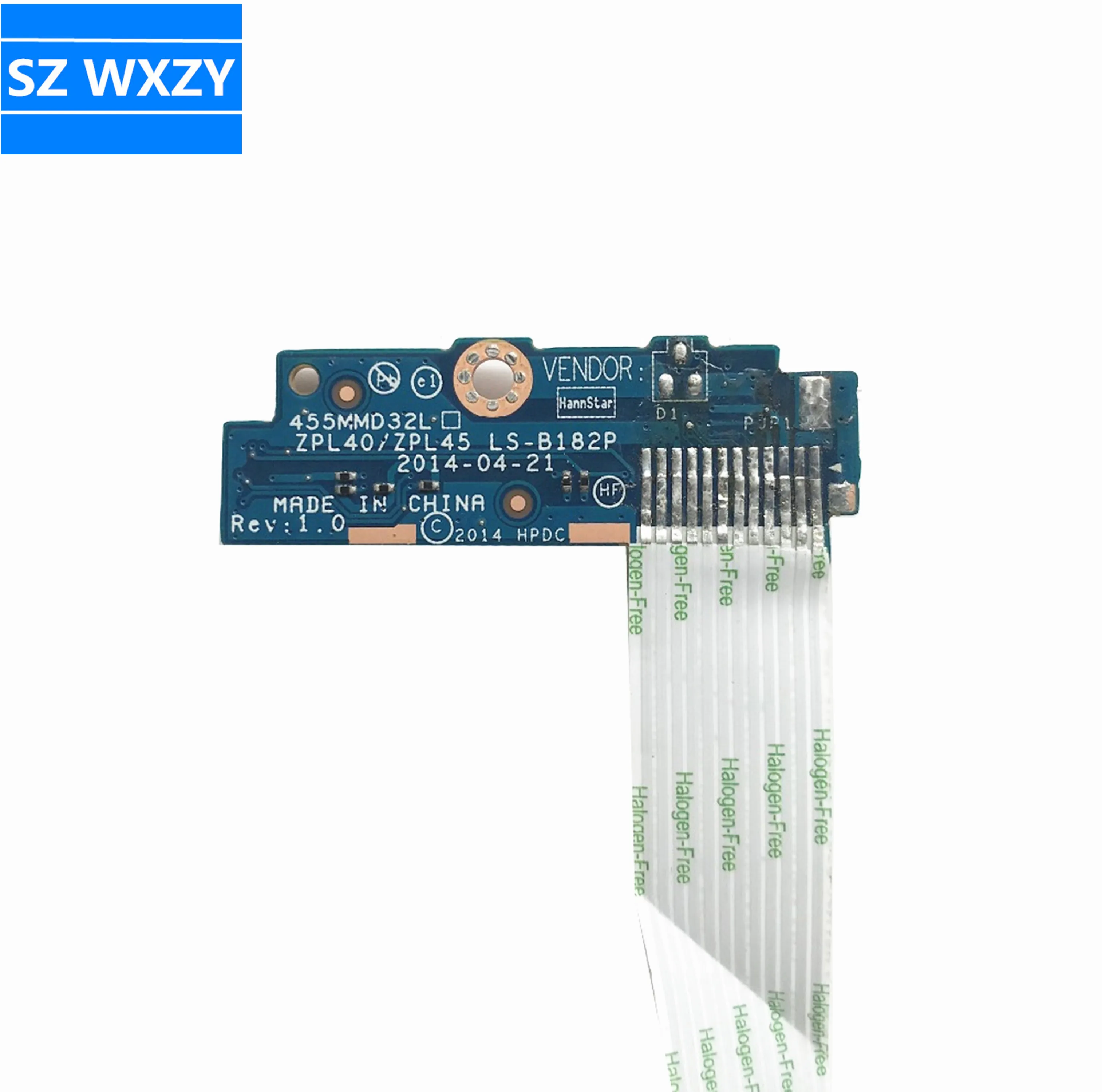 Оригинальный кнопочный переключатель питания для ноутбука HP серии 450 G2 плата с