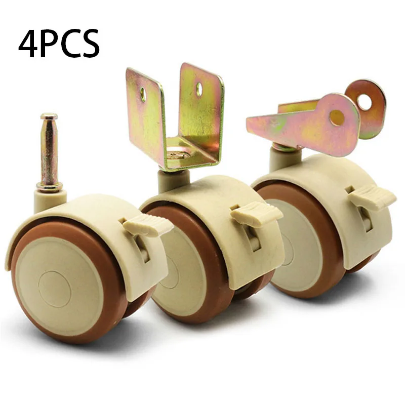 4 шт. двойной шарикоподшипник нержавеющая сталь кроватки Универсальный