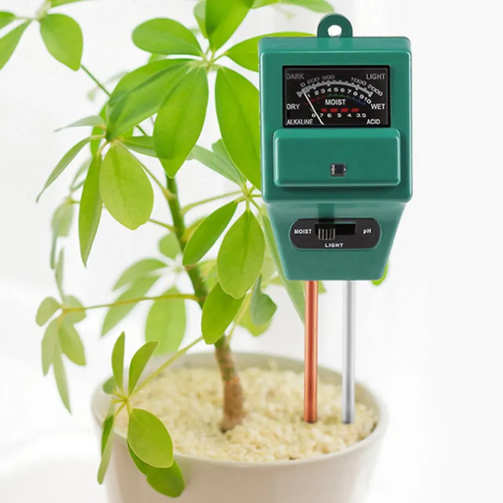 

Soil Moisture Meter PH Tester Soil Tester Moisture Tester Garden Plants And Flowers Sensor