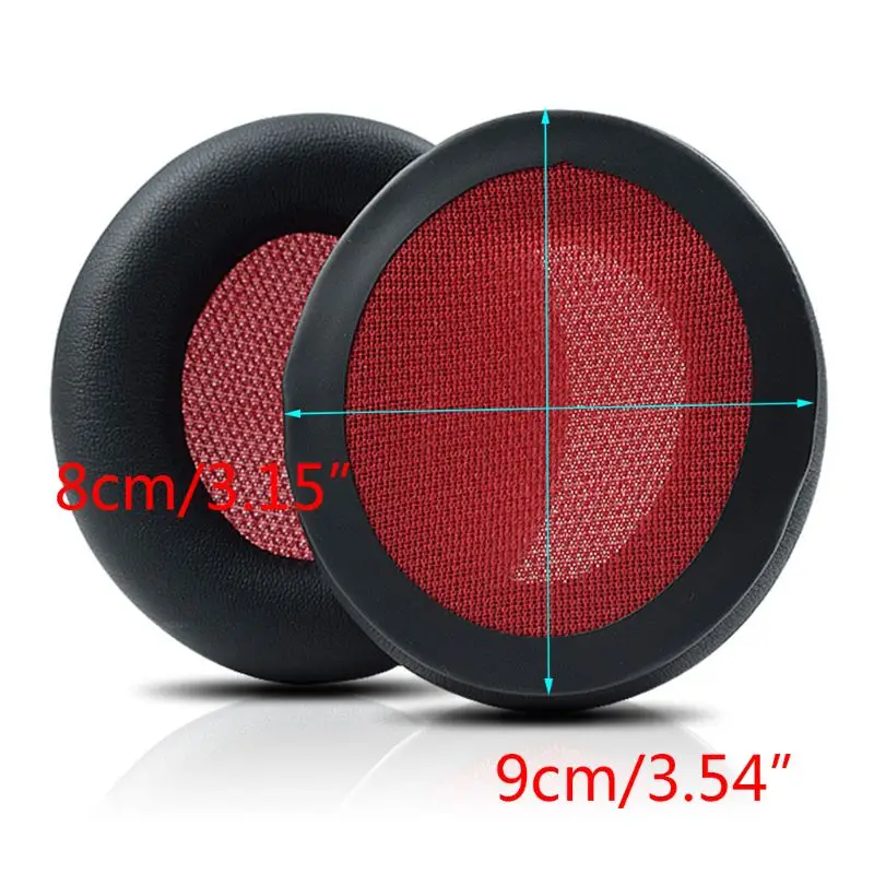 1 пара сменных амбушюров из белковой кожи кожаный чехол для ушей подушка