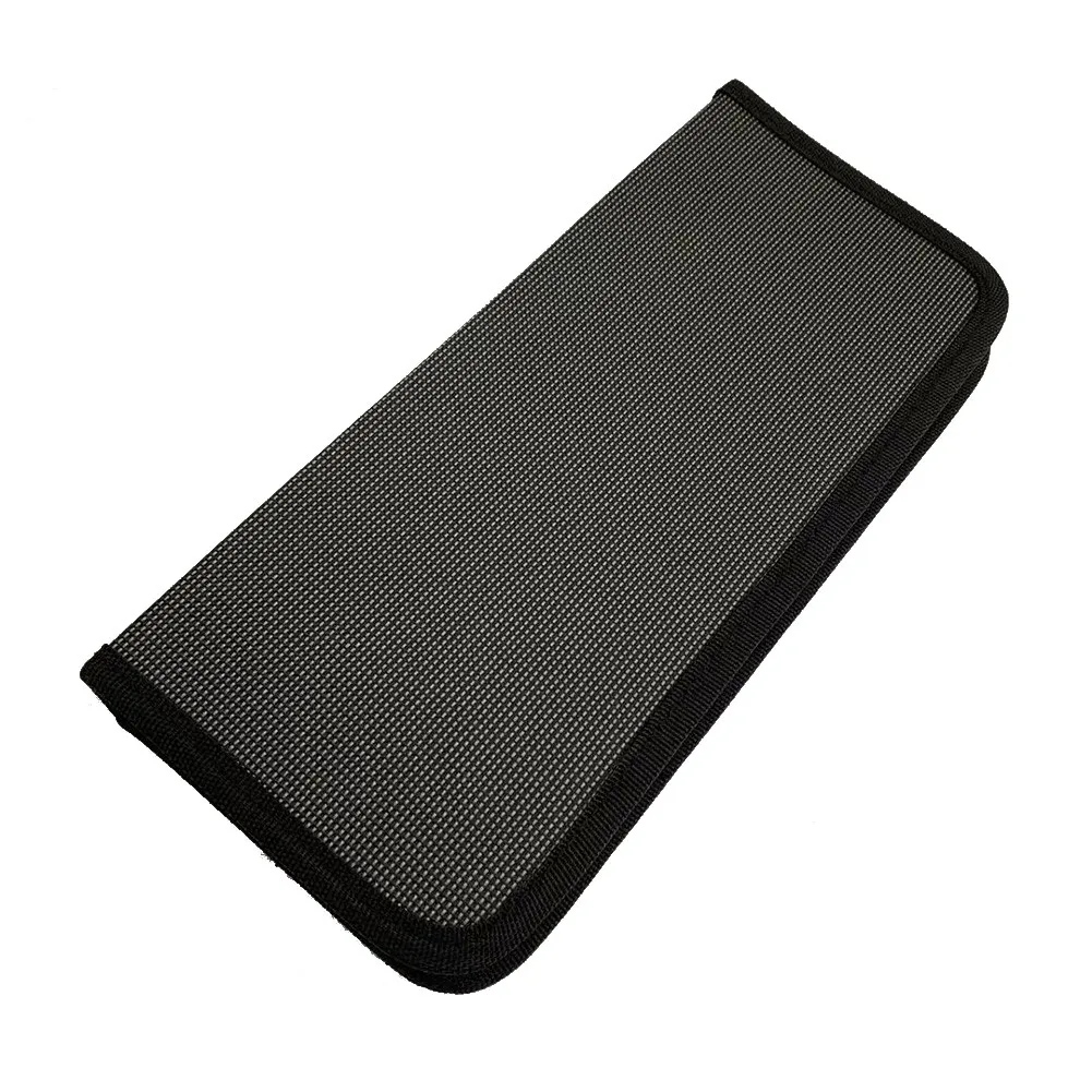 

Carp 20 Pin Stiff Rig Wallet + Pins Storing Hair Rigs Bag Hook Link Carry Bags Polyester 28*20*2.5cm Soft Foam Pad Close Wallet