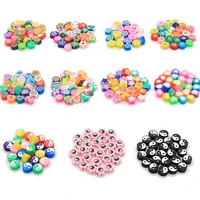30pcs 11 styles mix colors fruit flower star gossip shape clay spacer beads polymer for jewelry making diy handmade accessories