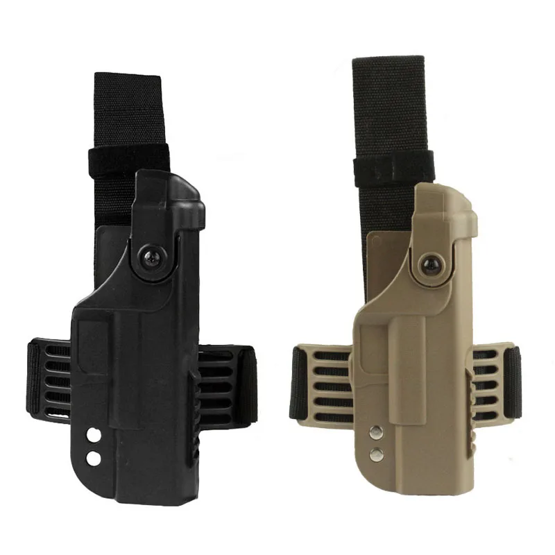 

Tactical GLOCK Holster With Top Rail Leg Holster For Glock 17