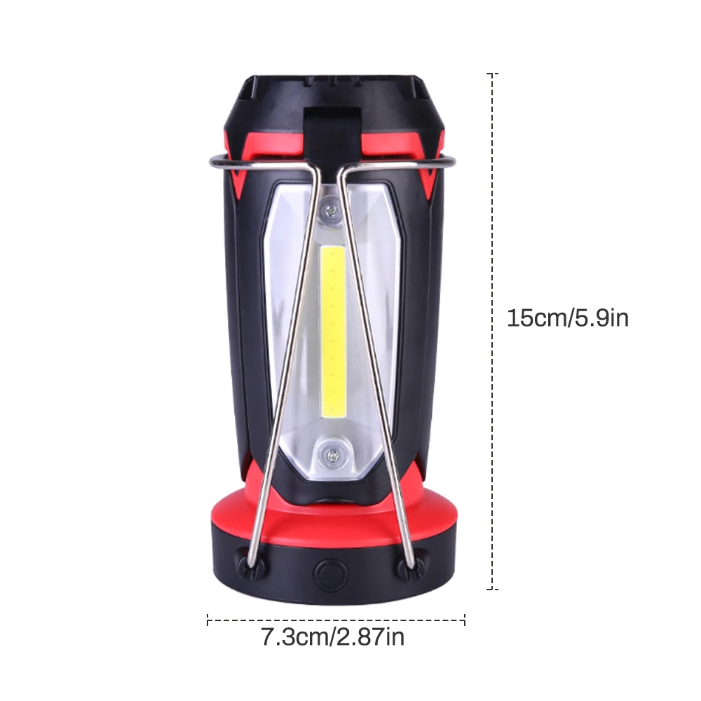 USB Перезаряжаемый светодиодный светильник-вспышка для кемпинга фонарь