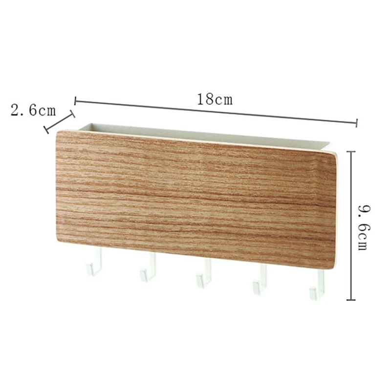 

New Wall-hung Type Wooden Decorative Wall Shelf Sundries Storage Box Prateleira Hanger Organizer Key Rack Wood Wall Shelf