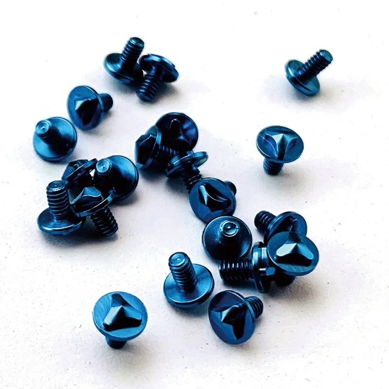 6 штук разобранные титановые треугольные винты для OTF Microtech UTX-85/Ultratech UT ножи детали