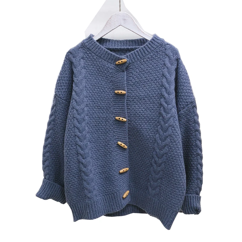 

2019 Autumn Winter Solid Elegant Women Cardigans Casual Cashmere Knitted Women Sweaters Coat Single Breasted Sweater XZ594