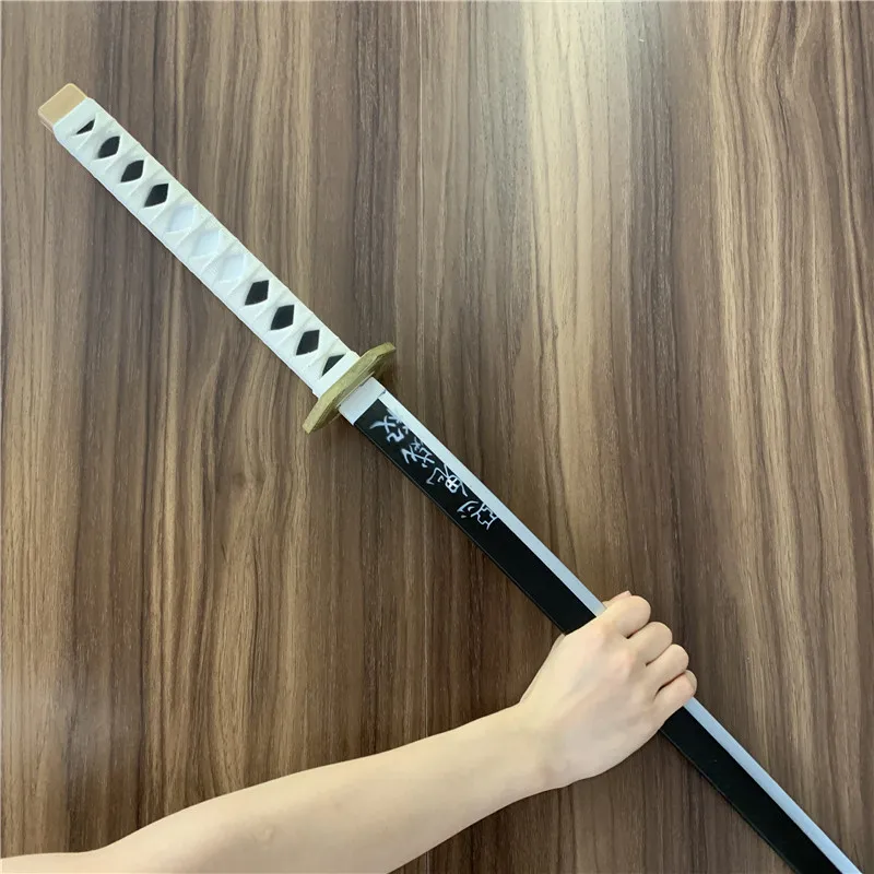 1:1 Demon Slayer Weapon Sabito Black Gold Sowrd Kimetsu no Yaiba Sword Cosplay Ninja Knife 104cm Prop Anime Model | Тематическая