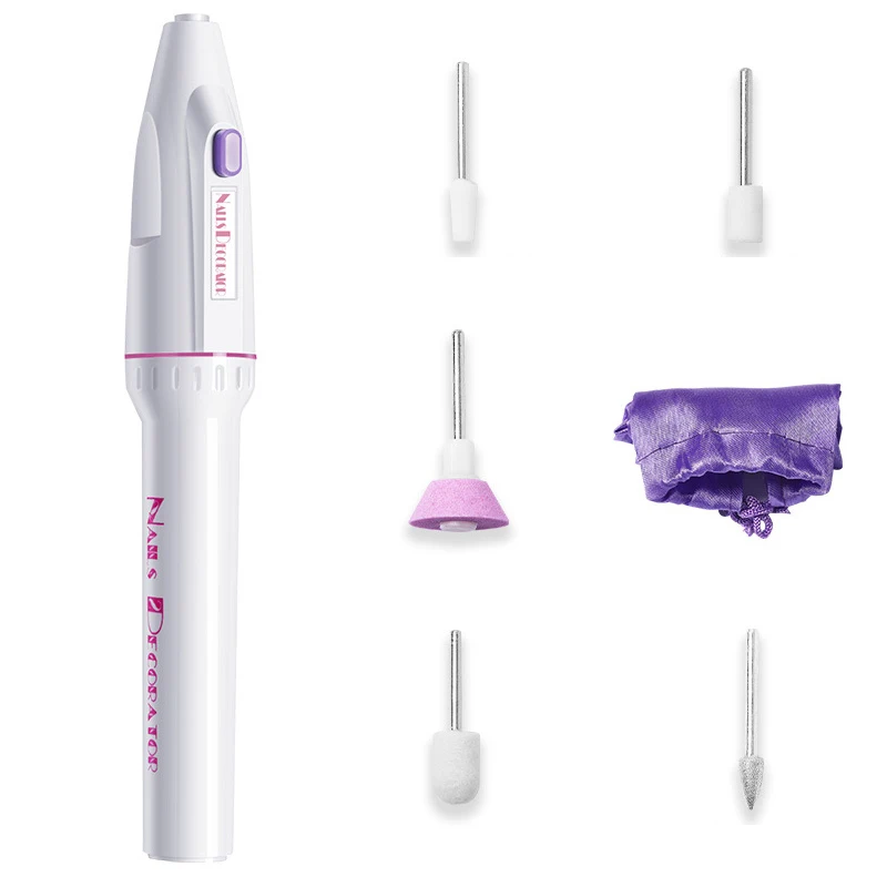 Профессиональная электрическая пилка для маникюра инструмент 5 бит/набор