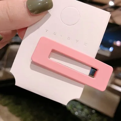 5pcs pink 5 шт./компл. Сладкий цвет девушка заколка для волос заколка для прически аксессуары инструменты для ухода за красотой новое поступление - Цвет: 5pcs pink