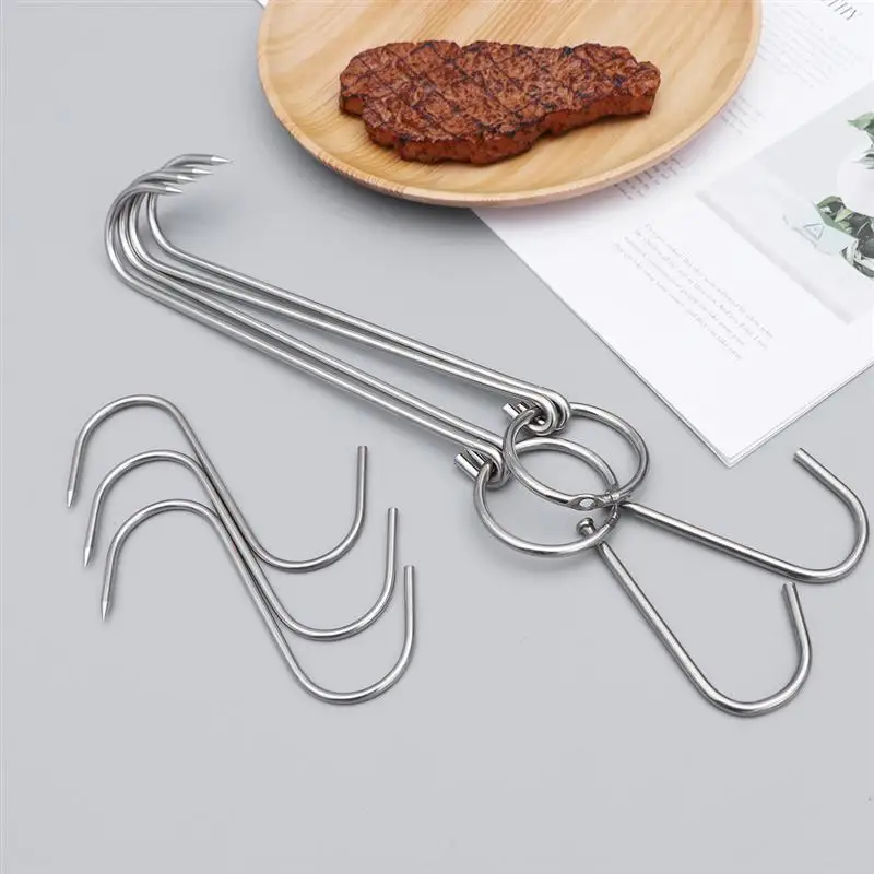 Крючки в форме буквы S и двойные крючки из нержавеющей стали 5 шт.|Крючки