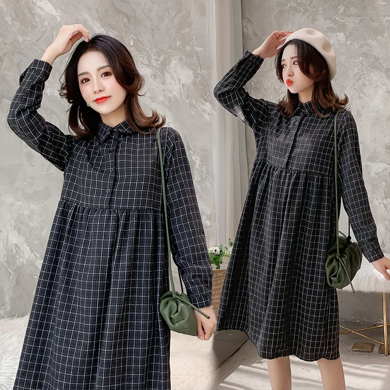 2019 Новое поступление весеннее платье для беременных женское повседневное