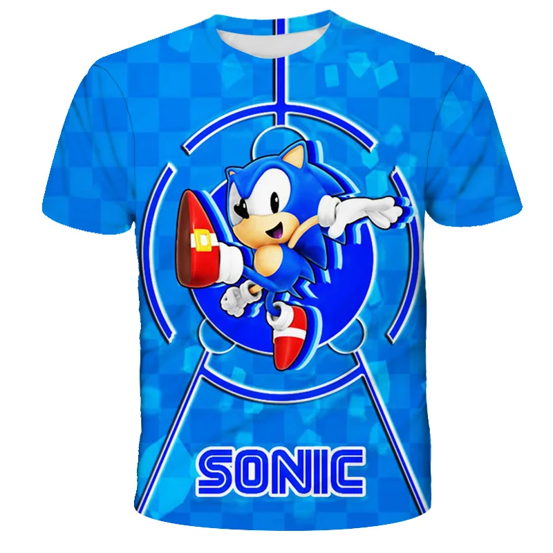 

3D Sonic T-shirt Children's clothing Boys' T-shirts Children's tops for girls T-shirts T-shirts Children's top tops Clothes