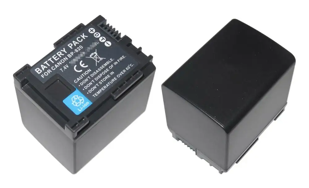 Полностью декодированный Аккумулятор для Canon BP820 BP 820 BP828 фотокамера vixia hf G30 G40 XA20